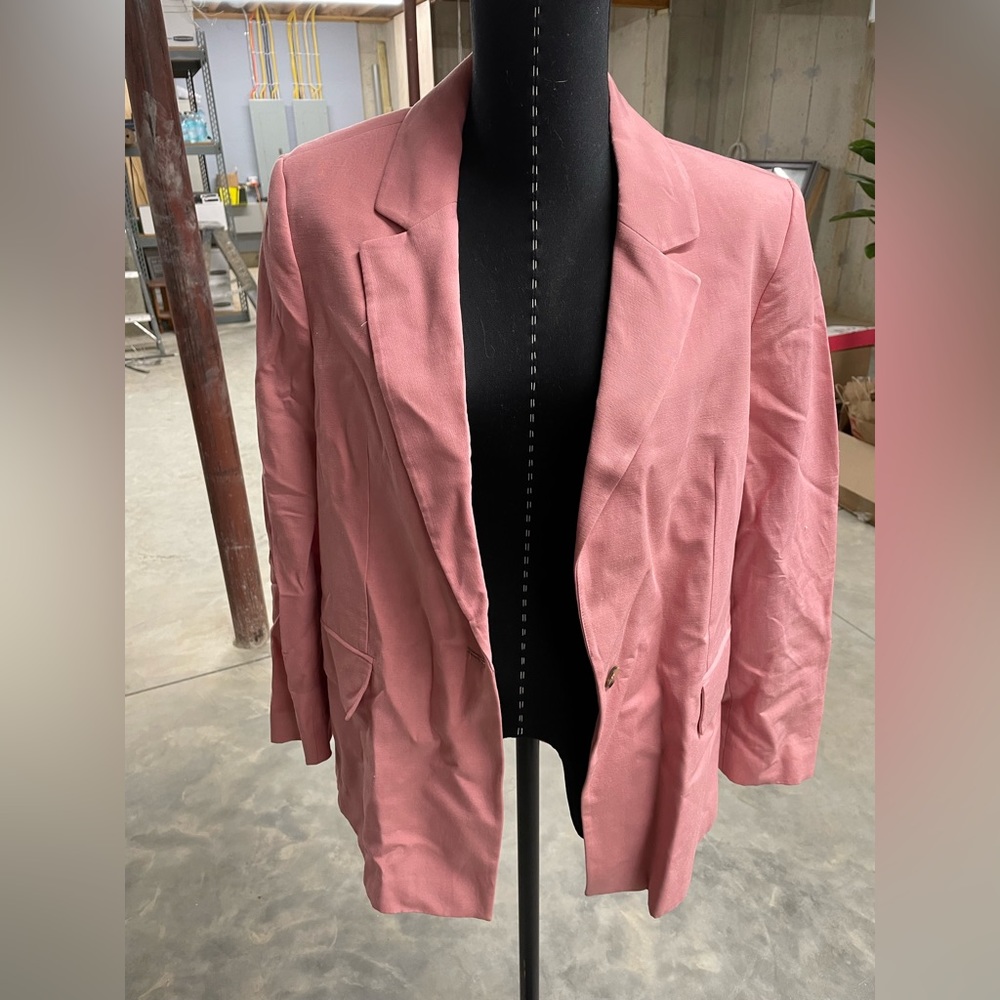 NWT Zara linen blend blazer